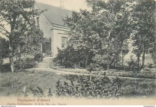 A5848 Denmark Daloygaard Falster carte postale publicite chocolat Eugene Gevers & Fils Anvers