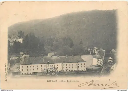 A5848 Belgium Bouillon ecole regimentaire 1900