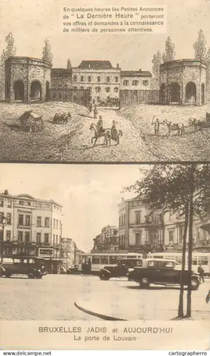 A5848 Belgique Bruxelles jadis et aujourdhui cpa publicite "dites"