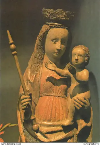 A5323 Religions & beliefs Christianity Augsburg Diozesan Exerzitienhaus St Paulus Hauskirche Gotische Madonna