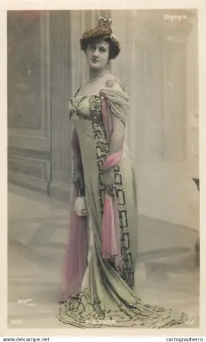 A5812 Comédienne NANON par Walery - Olympia theater French actress lost starlet