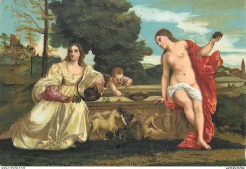 A5812 Tizian - Himmilsche und irdische Liebe