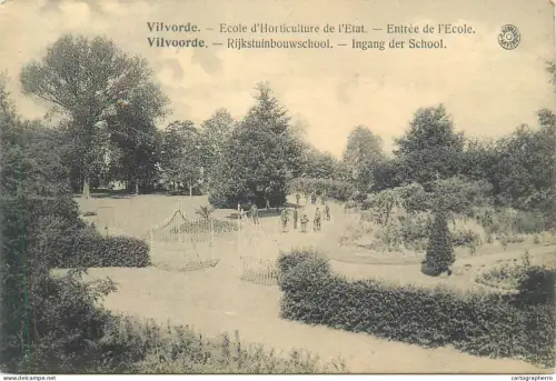 A5853 Vilvoorde ecole horticulture cpa