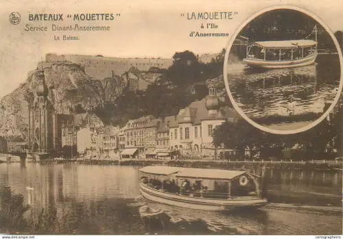 A5853 Bateaux Mouettes service Dinant-Anseremme le bateau cpa