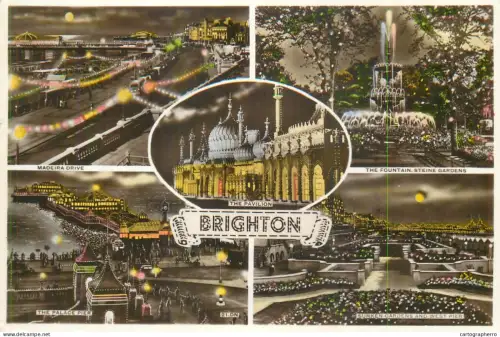 A5853 Brighton illumination multi views 1958