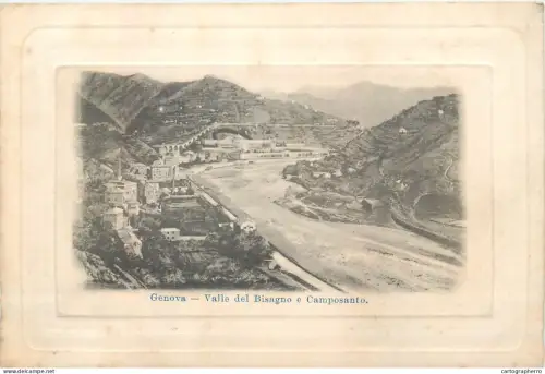 A5853 Genova (Genoa) valle del Bisagno e Camposanto