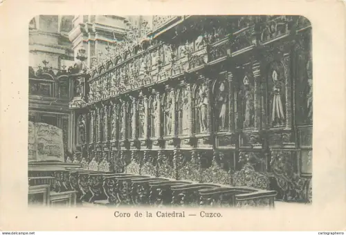 A5853 Peru Cuzco coro de la catedral