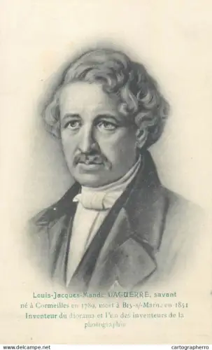 A5852 Louis-Jacques Mande Daguerre savant inventeur de la photographie