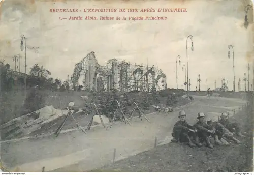 A5851 Brussels > Universal exhibitions 1910 after the fire