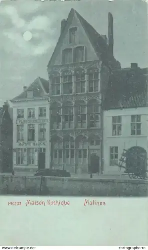 A5851 Malines Maison Gothique