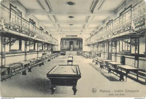 A5851 Belgique Mechelen Malines Institut Scheppers salle des fetes