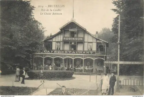 A5851 Belgique Bruxelles Bois de la Chambre Chalet Robinson