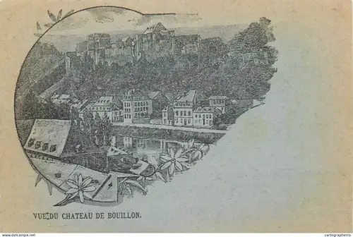A5851 Bouillon Castle cpa