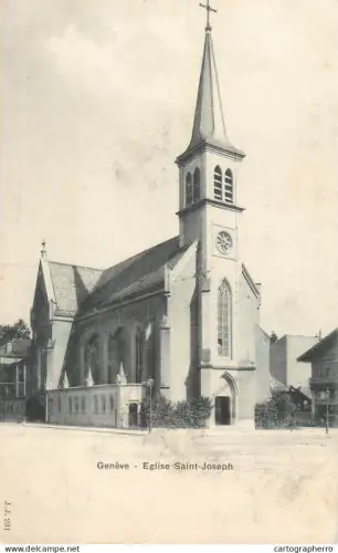 A5866 Genève eglise Saint-Joseph 1900s