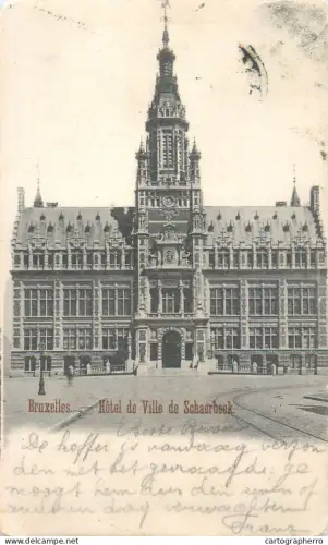 A5866 Brussels town hall 1903