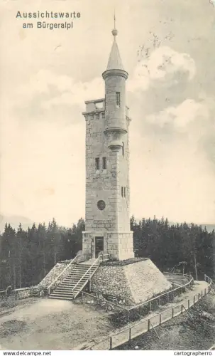 A5866 Aussichtswarte Bürgeralpe observation tower