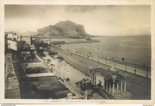 A5866 Palermo foro Umberto I e Monte Pellegrino