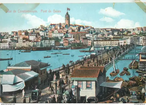 A5866 Constantinople Galata bridge