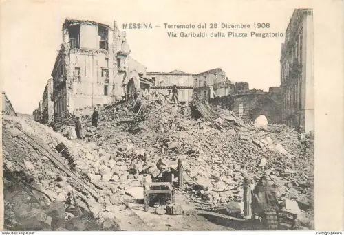 A5866 Messina terremoto earthquake disaster 1908
