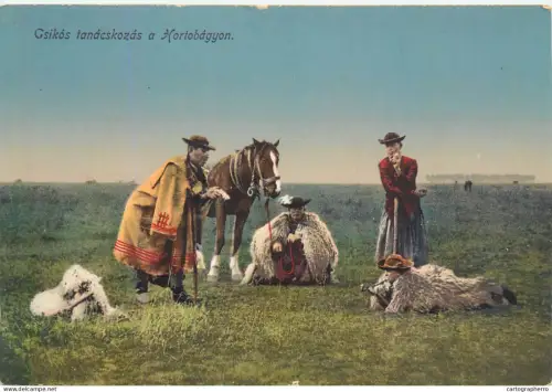 A5865 Hortobagy types shepherds