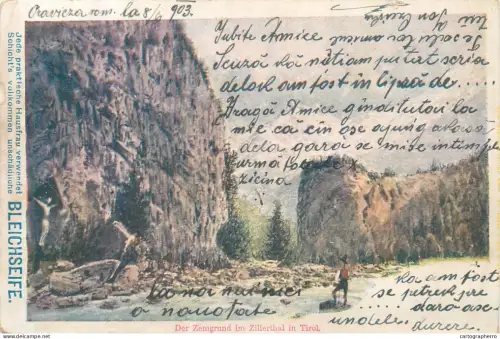 A5865 Der Zemgrund im Zillerthal in Tirol 1903