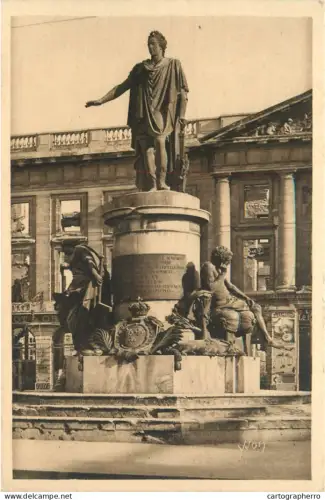 A5338 France Reims (Marne) Place Royale Statue de Louis XV