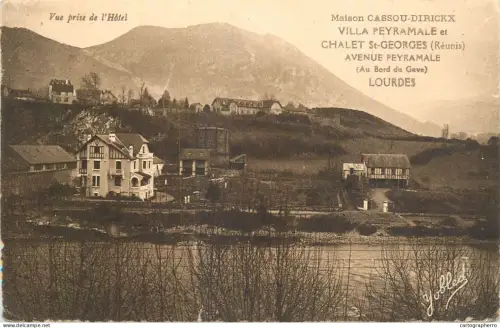 A5337 France Lourdes Villa Peyramale & Chalet St Georges