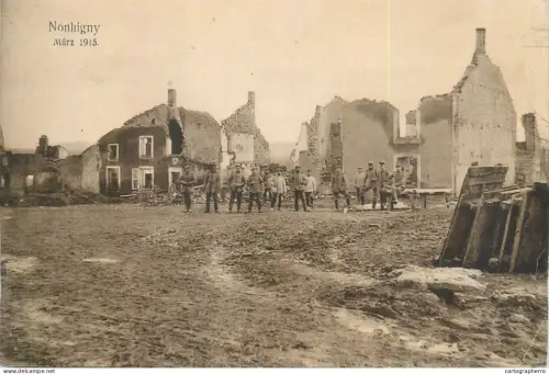 A5864 Nonhigny 1915 Deutsche Feldpost