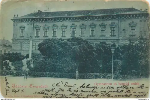 A5864 Szeged Gymnasium 1901