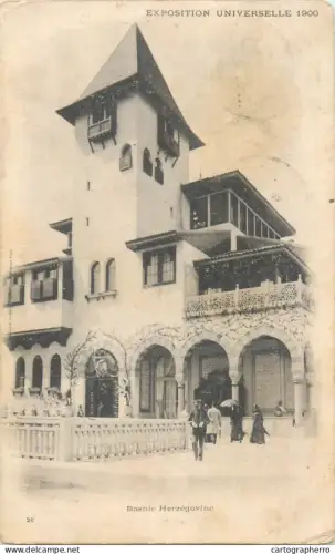 A5864 Bosnia and Herzegovina exposition universelle 1900