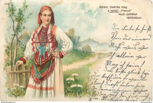 A5864 Hungarian folk type 1900s
