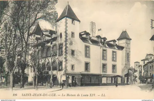 A5863 Saint Jean de Luz maisin Louis XIV cpa