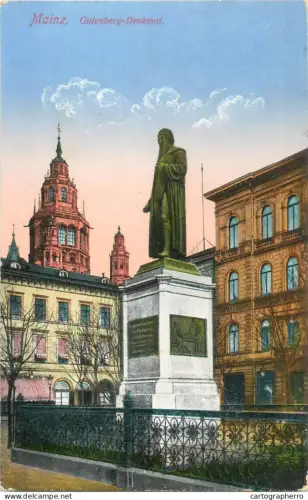 A5335 Germany Mainz Gutenberg Denkmal