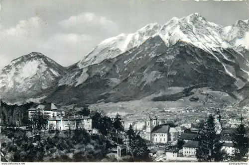 A5331 Austria Innsbruck Berg Isel mit Nordkette