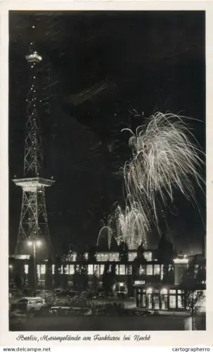 A5343 Germany Berlin Messegelande am Funkturm bei Nacht