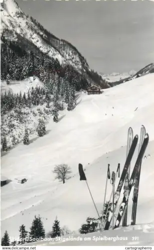 A5343 Austria Skidorf-Saalbach Skigelande am Spielberghaus
