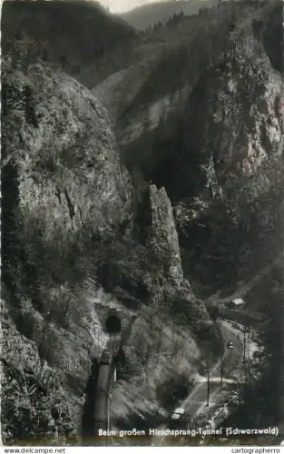 A5343 Germany Hirschprung Tunnel Schwarzwald aerial view