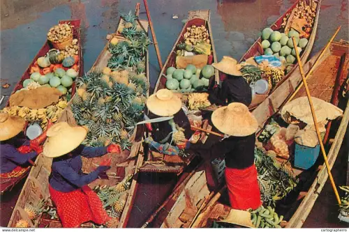 A5341 Thailand Rajburi Province Damnernsaduak Floating Market