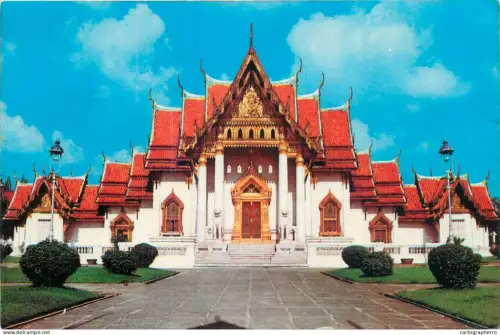 A5341 Thailand Bangkok Wat  Benchamabophit Marble Temple