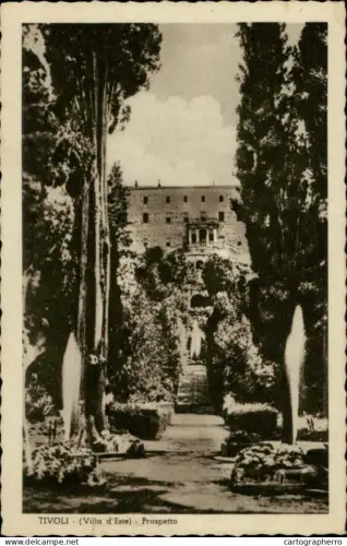 A5884 Postcard > Europe > Italy > Lazio > Tivoli villa d`Este