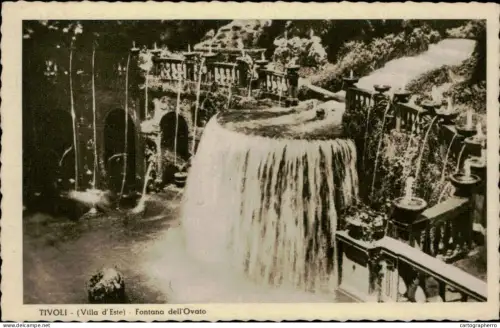 A5884 Postcard > Europe > Italy > Lazio > Tivoli fontana