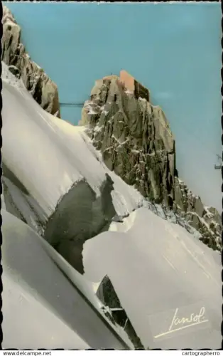 A5884 Postcard > Europe > France > [74] Haute Savoie > Chamonix-Mont-Blanc teleferique cpsm