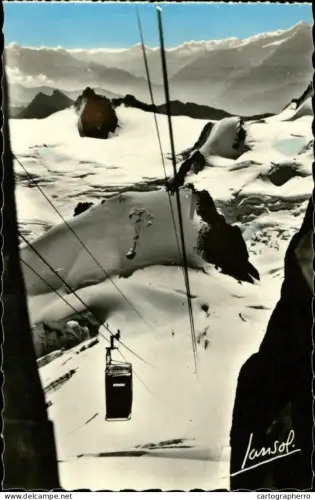 A5884 Postcard > Europe > France > [74] Haute Savoie > Chamonix-Mont-Blanc teleferique cpsm
