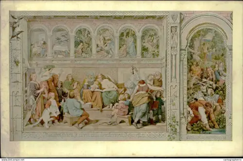 A5884 Moritz von Schwind fine art postcard Weimar Museum