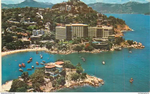 A5341 Mexico Acapulco Hotel Caleta and beach