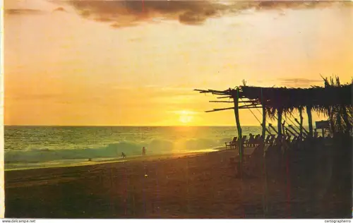 A5341 Mexico Acapulco Pie de la Cuesta sunset view