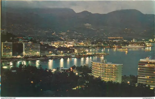 A5341 Mexico Acapulco night view