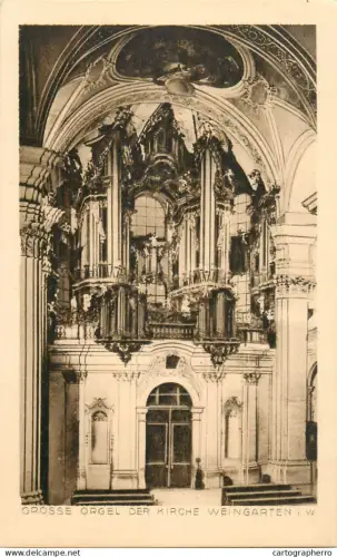 A5340 Germany Weingarten Kirche Grosse Orgel