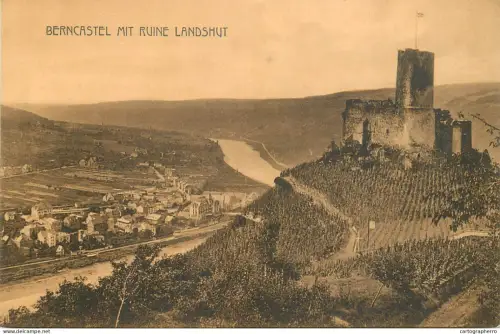 A5340 Germany Bernkastel mit Ruine Landshut