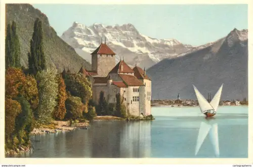 A5340 Switzerland Chillon et Dent du Midi